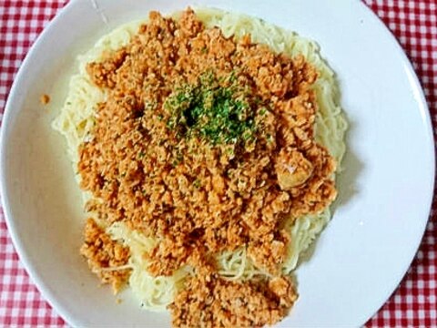 ヘルシー!豆腐さばケチャソース!
